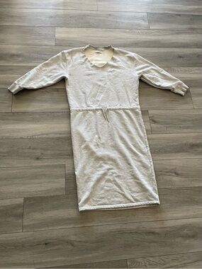 Opening Ceremony Light Gray Sweatshirt Dress